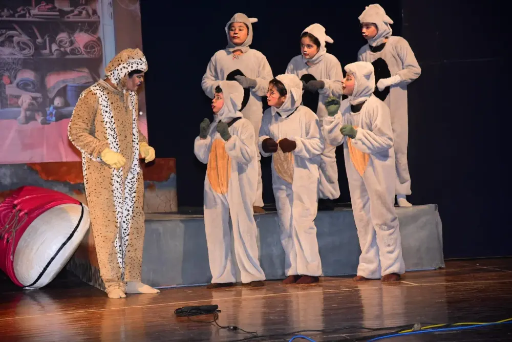 Drama rehearsal